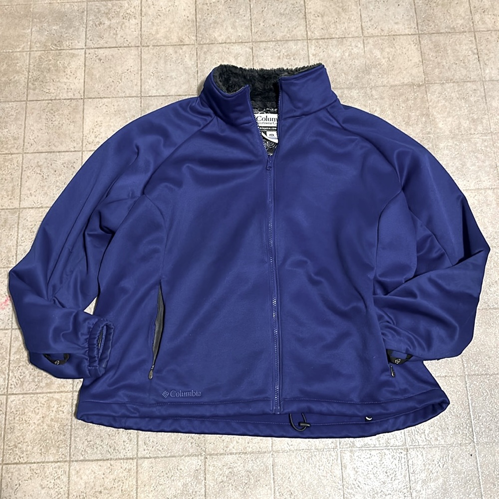 Royal blue Columbia zip sweater jacket